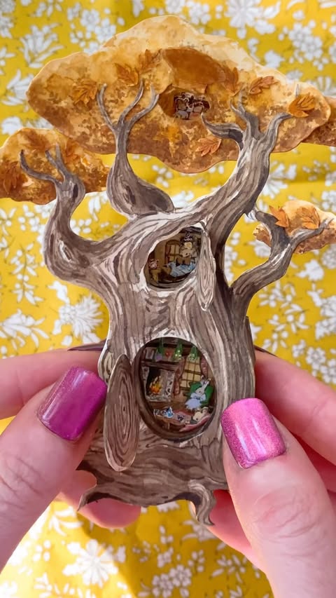 this paper art? peak cozy vibes 🍂📚⁣
⁣
#InTheMoment⁣
⁣
Video by @alleymcglynn⁣
⁣
Music by @morunas.music